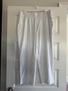 Halara White Pull-On Casual Pants XL NWOT